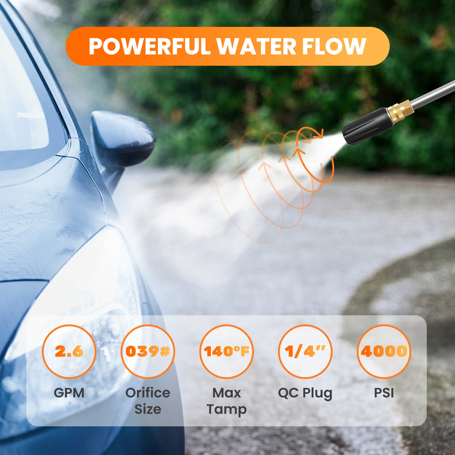 UltraFlow Full Copper Lotus Nozzle