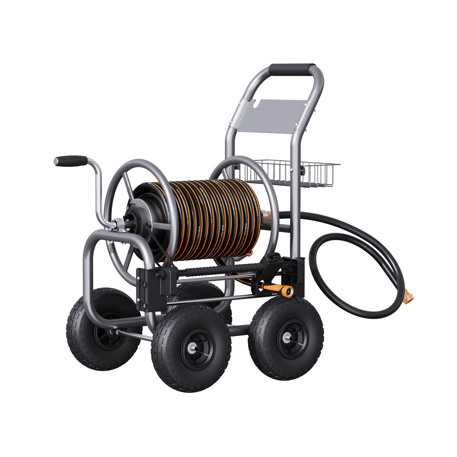 Garden Hose Reel Cart-4 Wheels