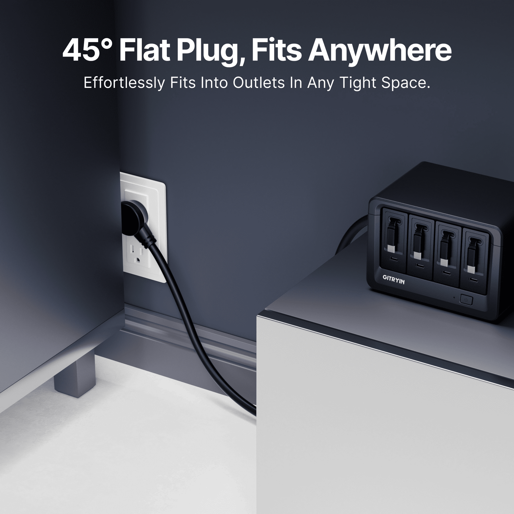 Gitryin Desktop Charging Station 12-in-1 Black