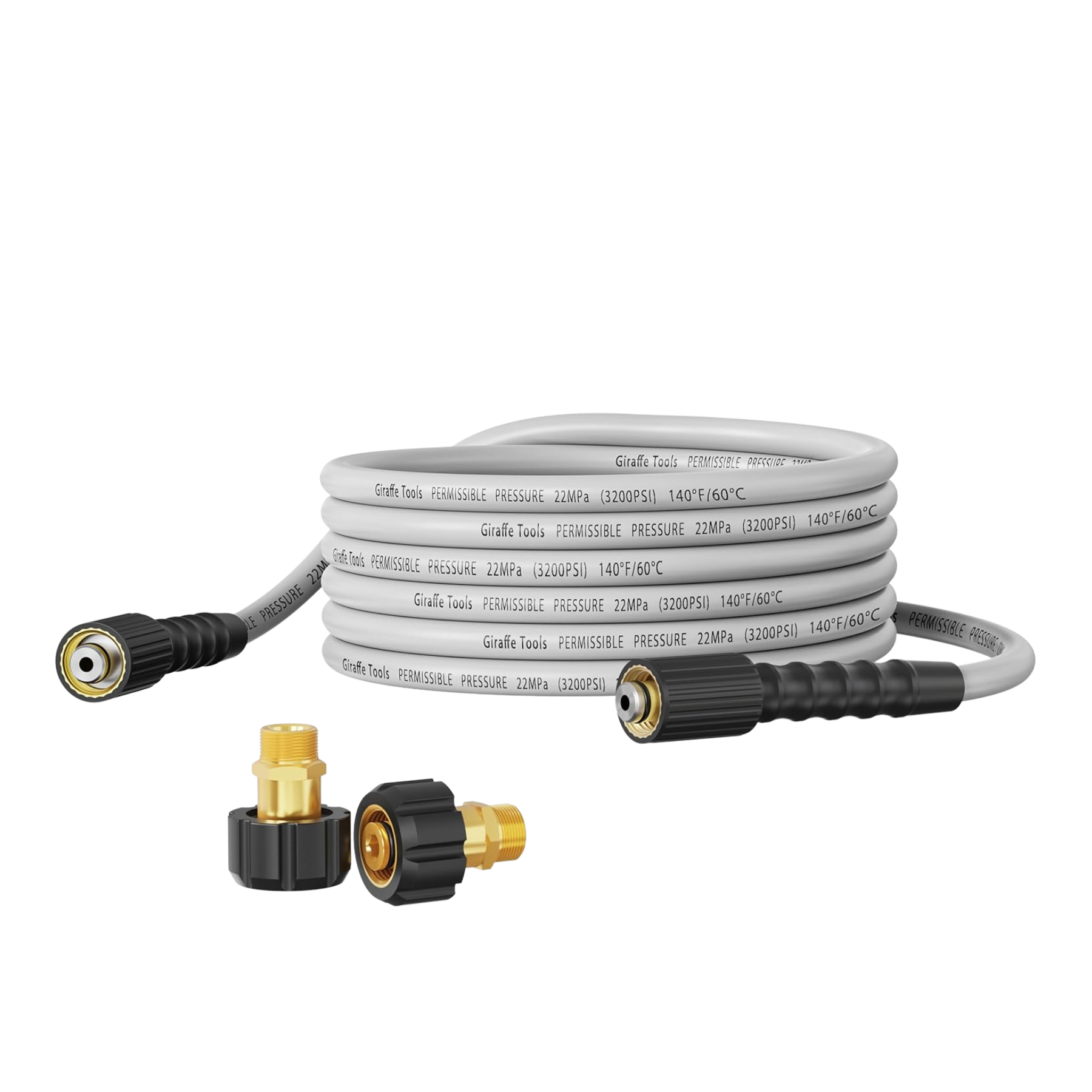 Super Flexible Power Washer Hose 25ft-100ft