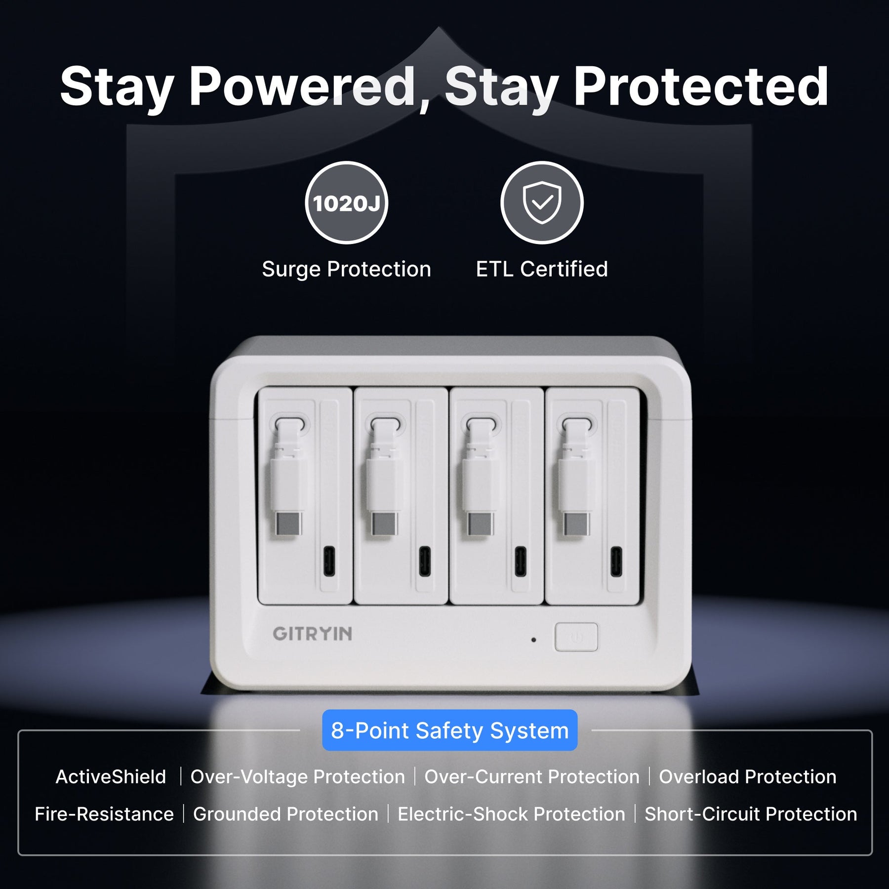 Gitryin Desktop Charging Station 12-in-1 (65W Combo)
