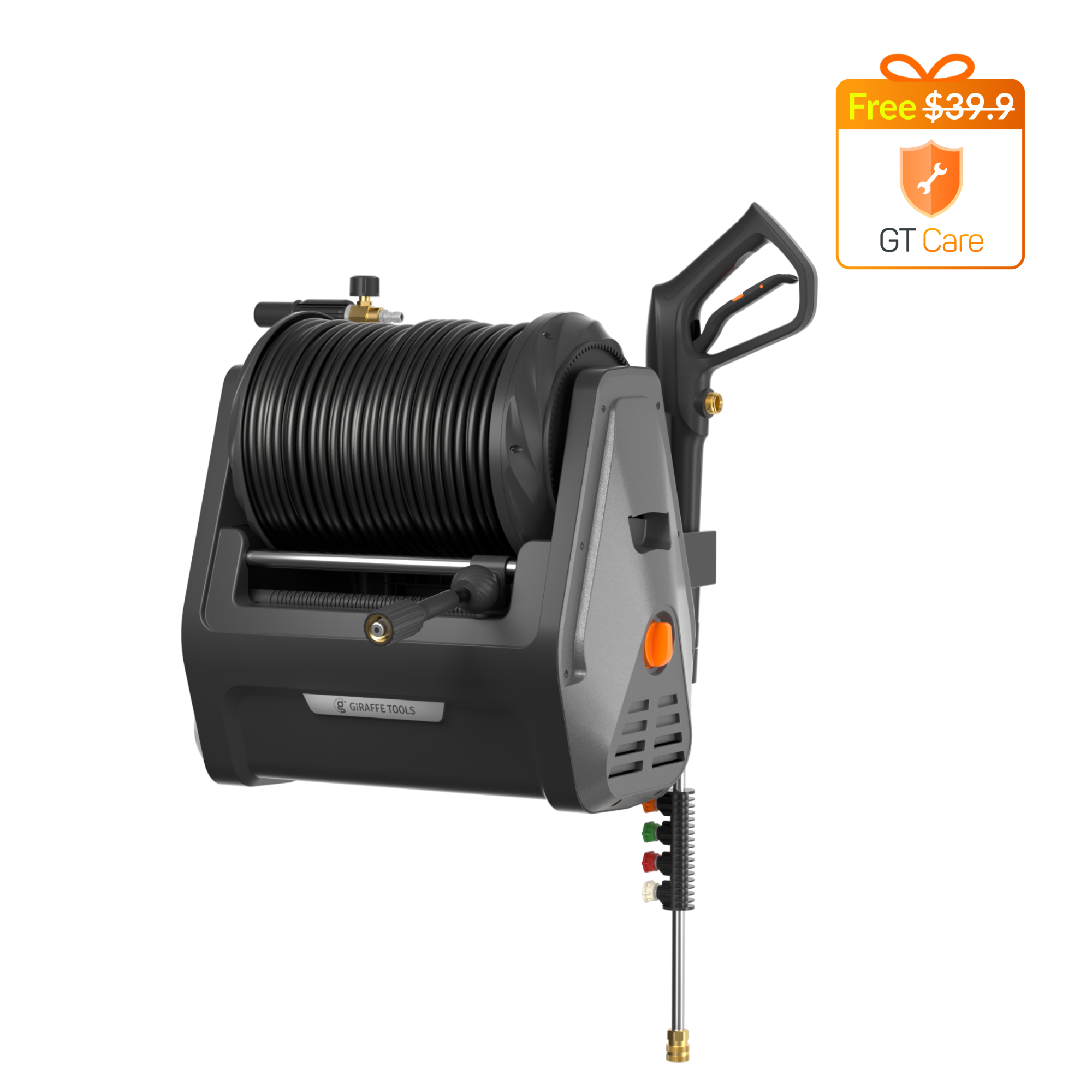 Grandfalls Retractable Pressure Washer Essential Features