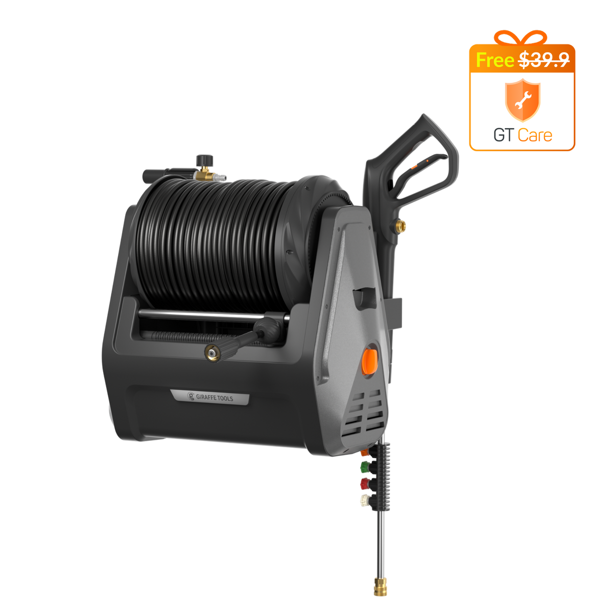 Grandfalls Retractable Pressure Washer Essential Features