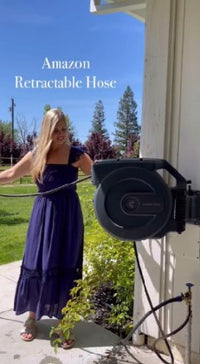 Giraffe Tools Retractable Garden Hose Reel