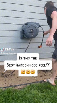 Giraffe Tools Retractable Garden Hose Reel