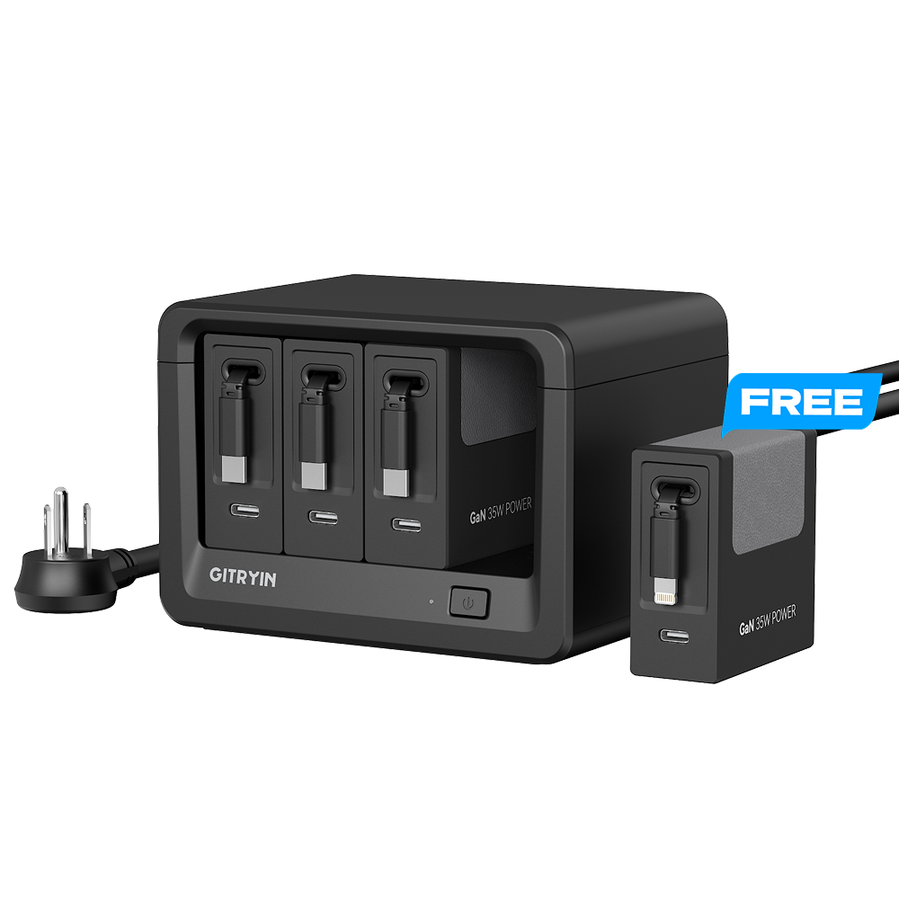 Gitryin Desktop Charging Station 12-in-1 Black