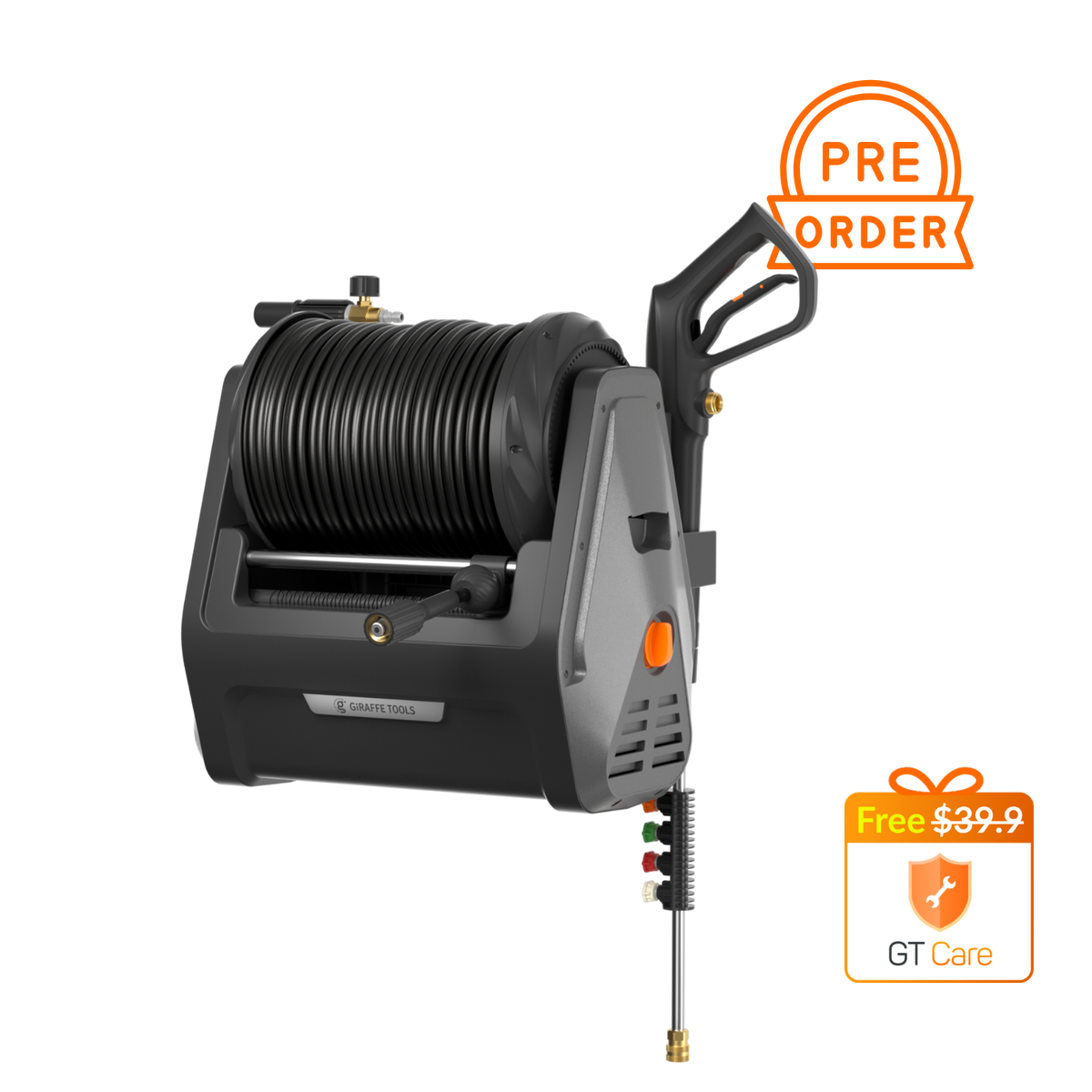Grandfalls Retractable Pressure Washer Essential Features