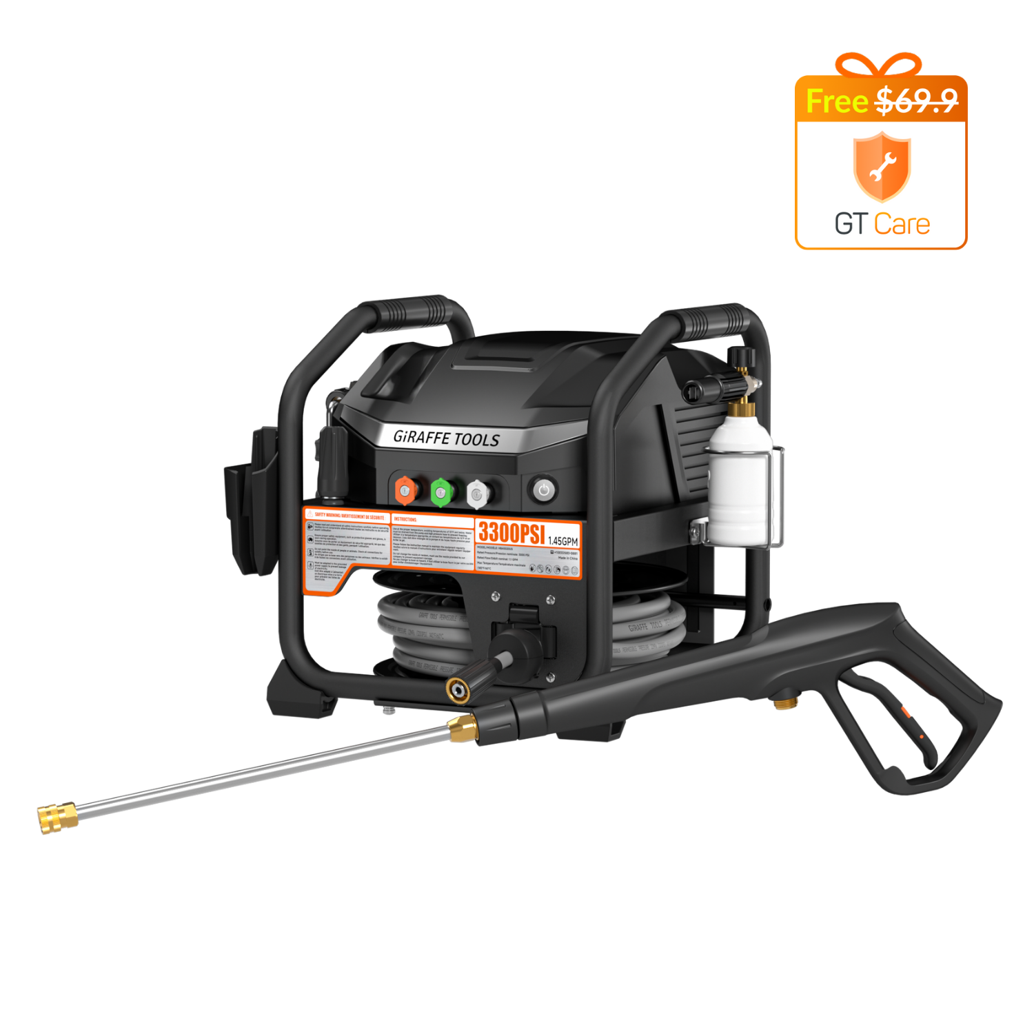 Crossfalls Retractable Pressure Washer Max | Giraffe Tools