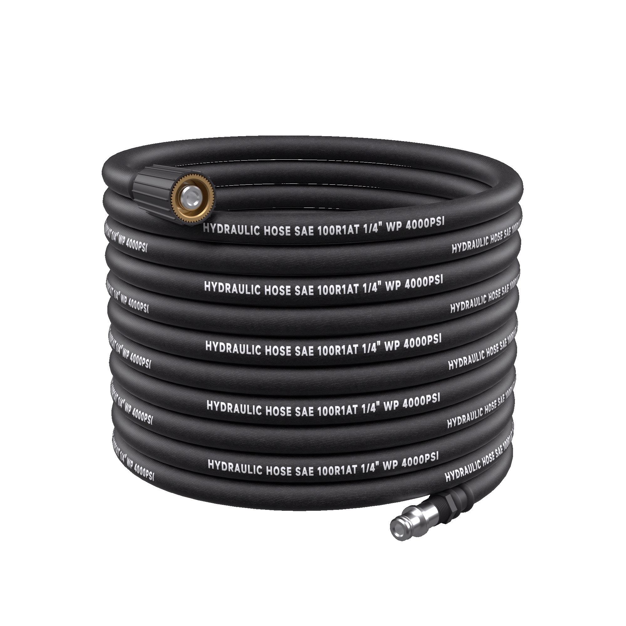 UltraFlow High-Pressure Rubber Steel Wire Hose - 50FT