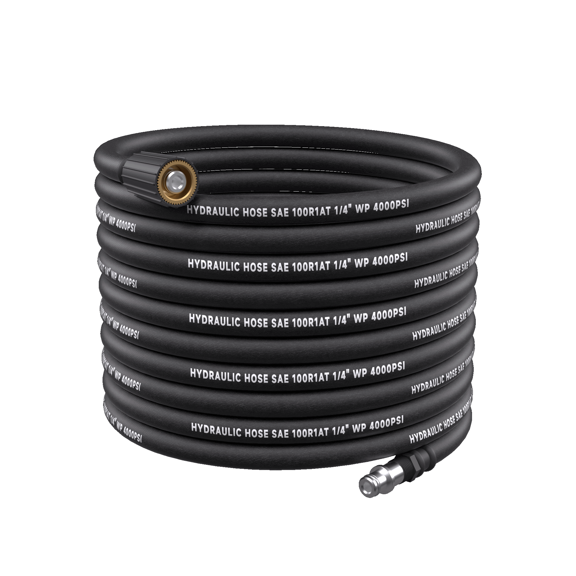 UltraFlow Steel-Wire Rubber High-Pressure Hose - 50FT