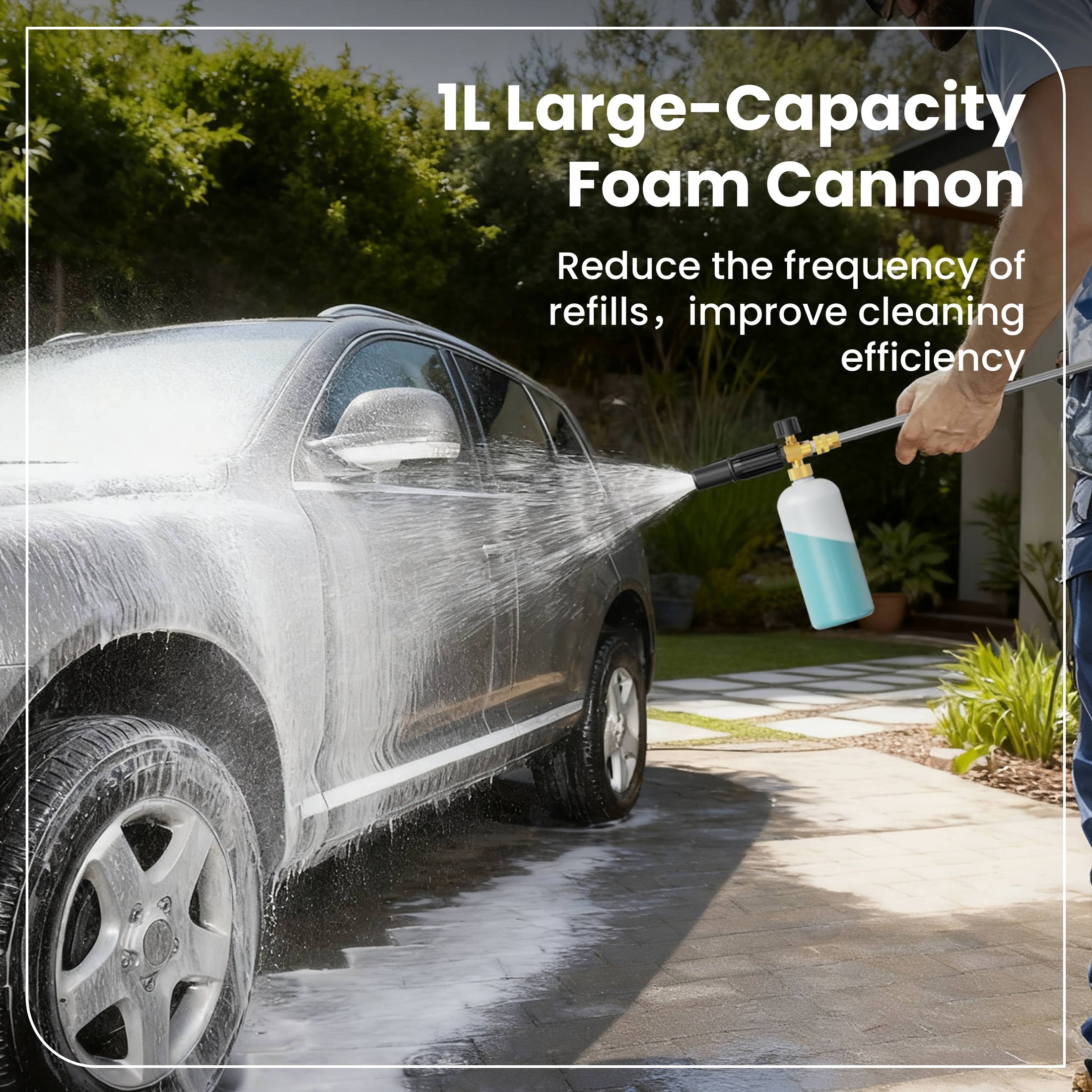 UltraFlow Retractable Pressure Washer 2.6GPM Features