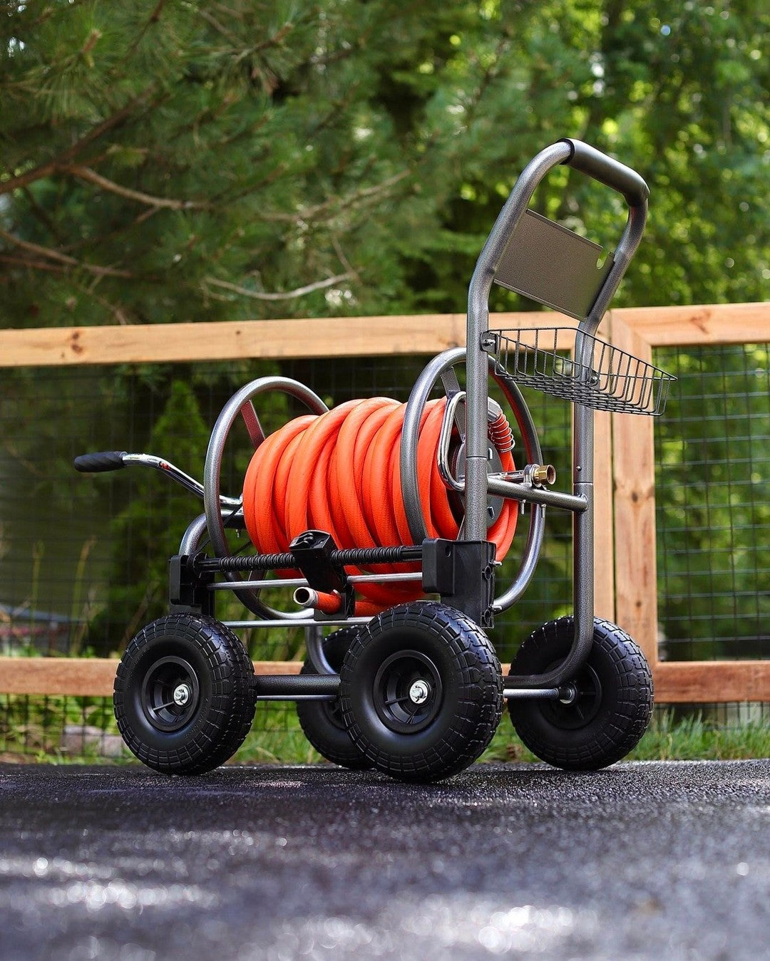 Giraffe Tools Garden Hose Reel Cart
