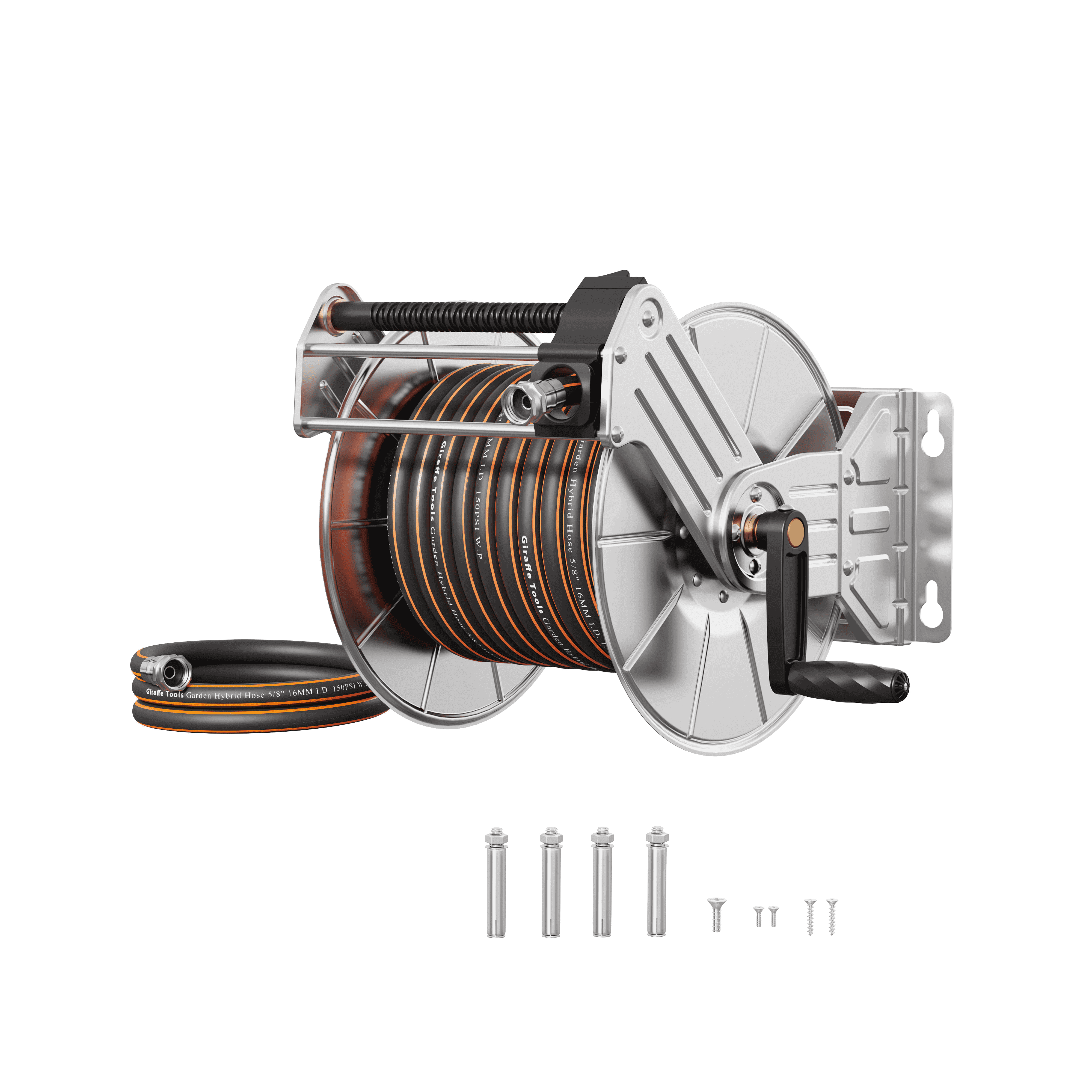 Giraffe Tools Wall Mounted Hose Reel