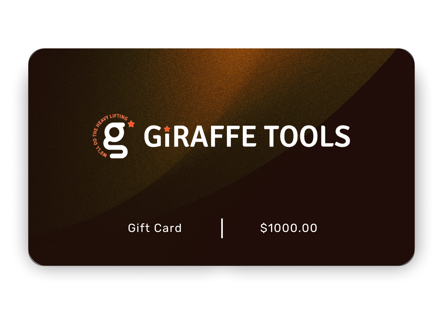 Giraffe Tools Gift Card - Giraffe Tools