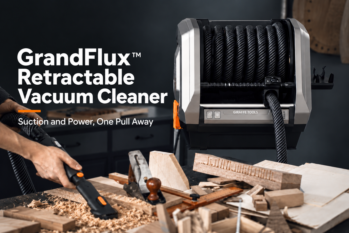wall-mounted garage vacuum system