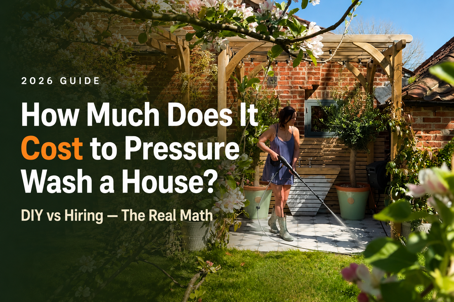 How Much Does It Cost to Pressure Wash a House in 2026? (DIY vs Hiring)