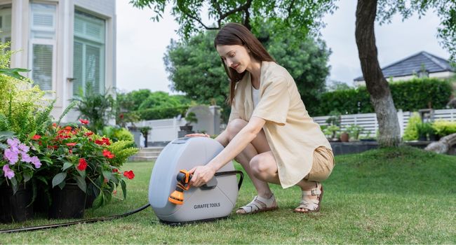 Ground Mounted Hose Reel