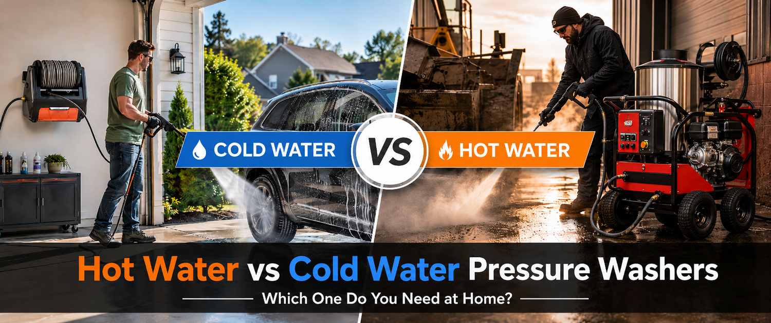 Hot Water vs Cold Water Pressure Washers