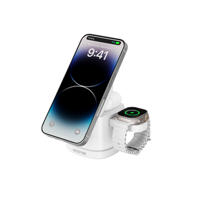 Gitryin Magnetic 3-in-1 Wireless Charging Station for 3C Devices
