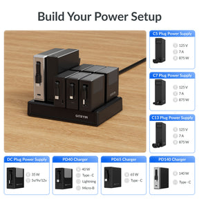 Gitryin Modular Charging Station with Smart Cooling Fan