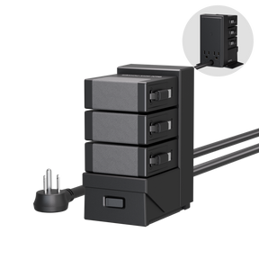 Gitryin ModDock 3 Tower Charging Station Black