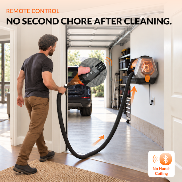 Giraffe Tools GrandFlux Retractable Vacuum Cleaner Features 