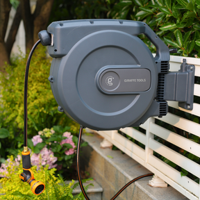 Retractable Garden Hose Reel-5/8 in-115ft