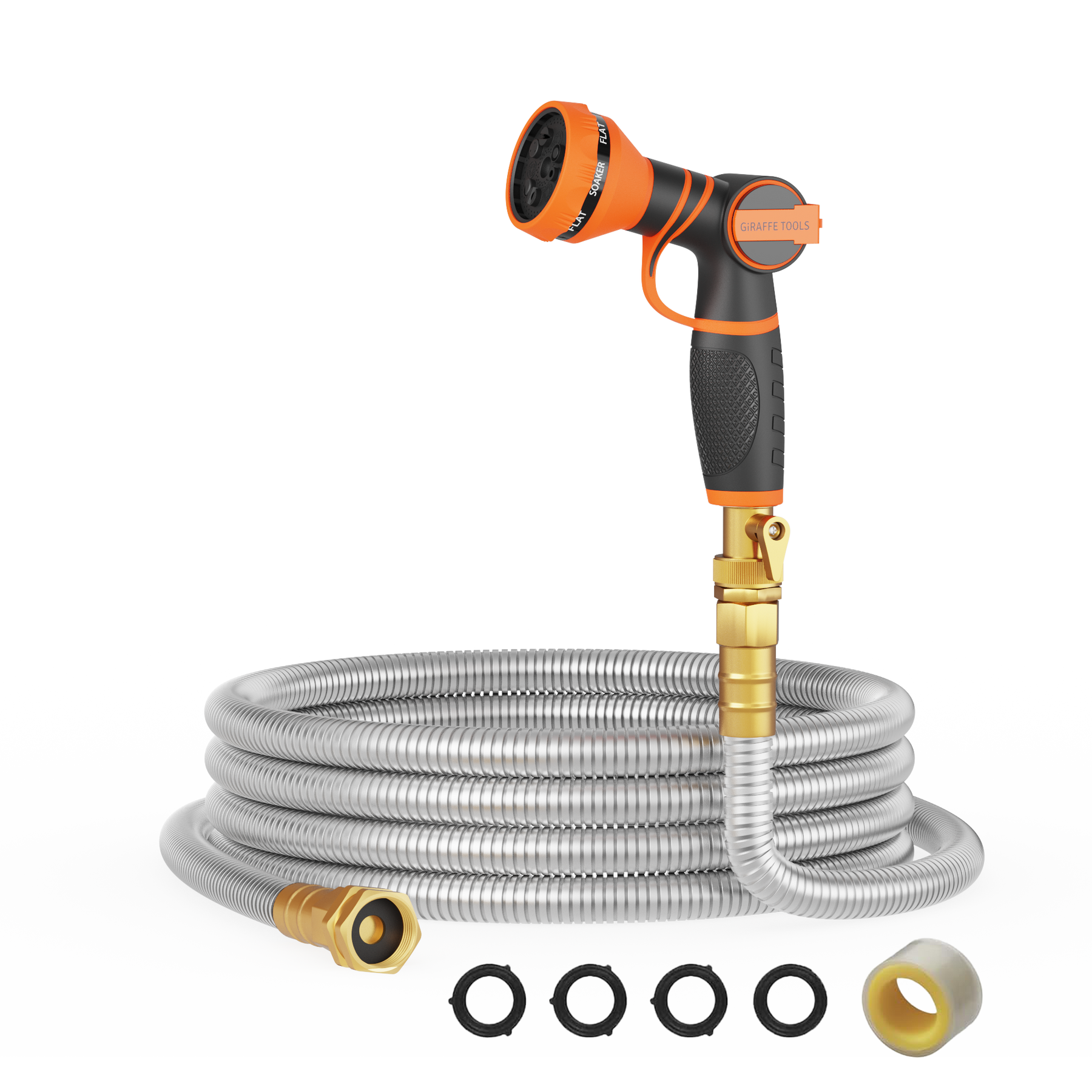 Stainless Steel Water Hose 25ft-100ft