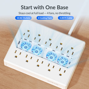 Gitryin Modular Charging Station with Smart Cooling Fan