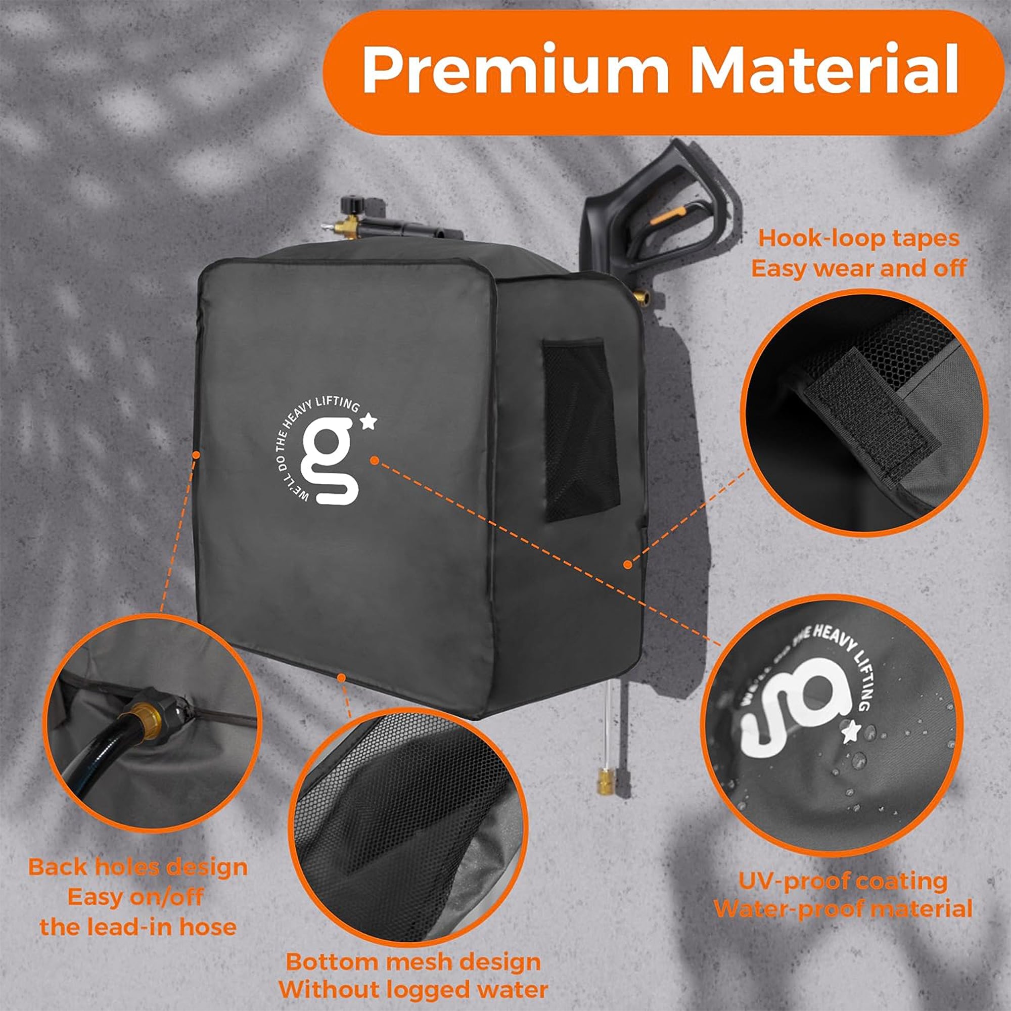 Grandfalls Pressure Washer Cover-Giraffe Tools Features