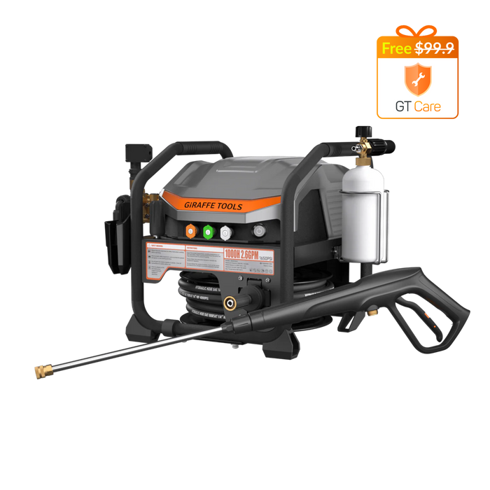 UltraFlow Retractable Pressure Washer 2.6GPM Features