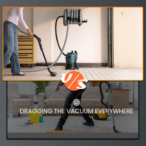 Retractable Vacuum Extension Hose Reel-1/4in-30ft