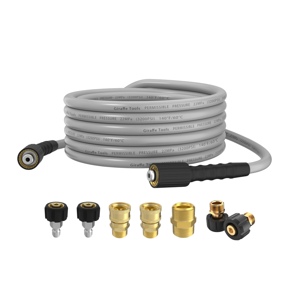 Super Flexible Power Washer Hose 25ft-100ft