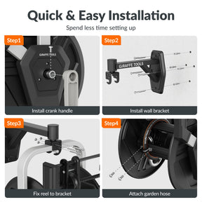 Swivel Wall Mounted Hose Reel