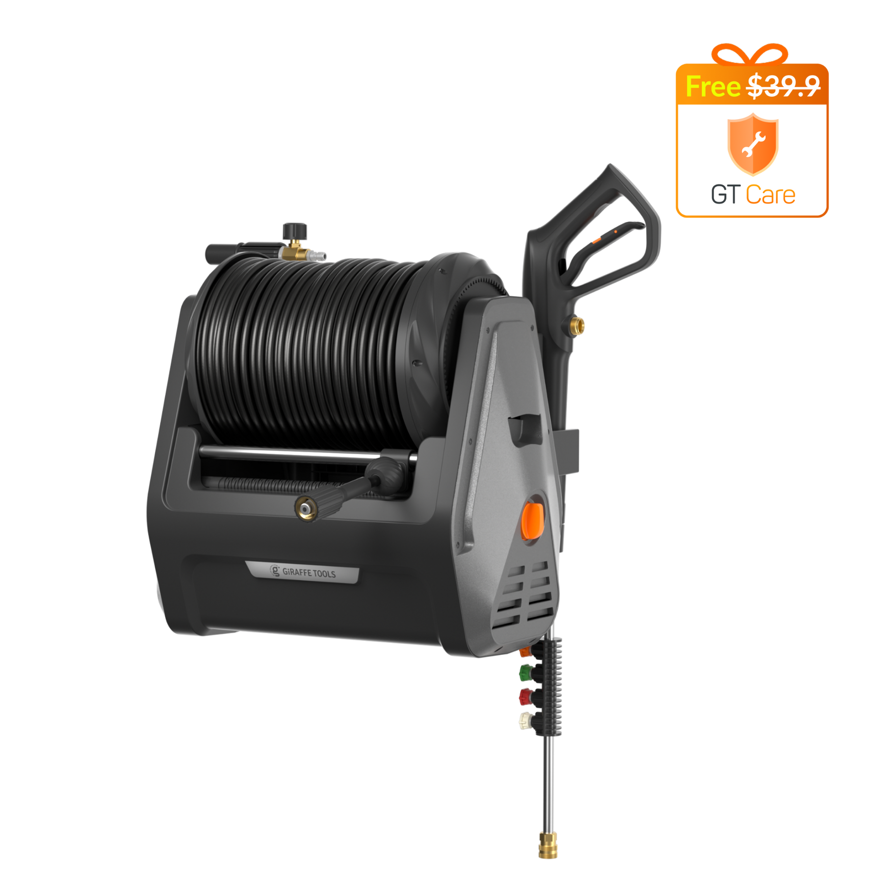 Grandfalls Retractable Pressure Washer Essential Features