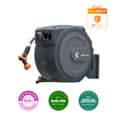 Retractable Garden Hose Reel-1/2in-100ft