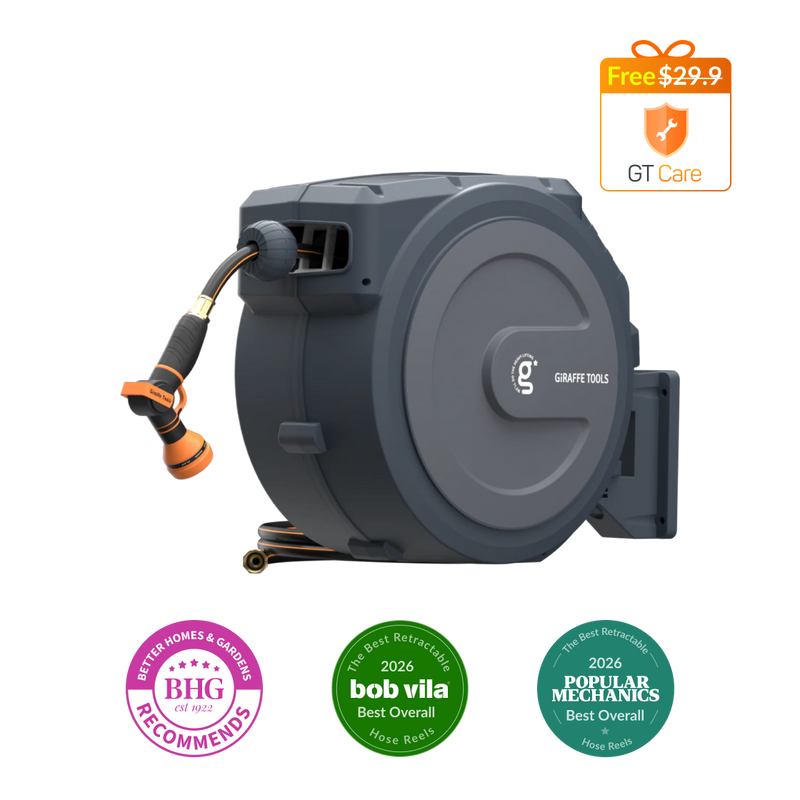 Retractable Garden Hose Reel-1/2in-100ft
