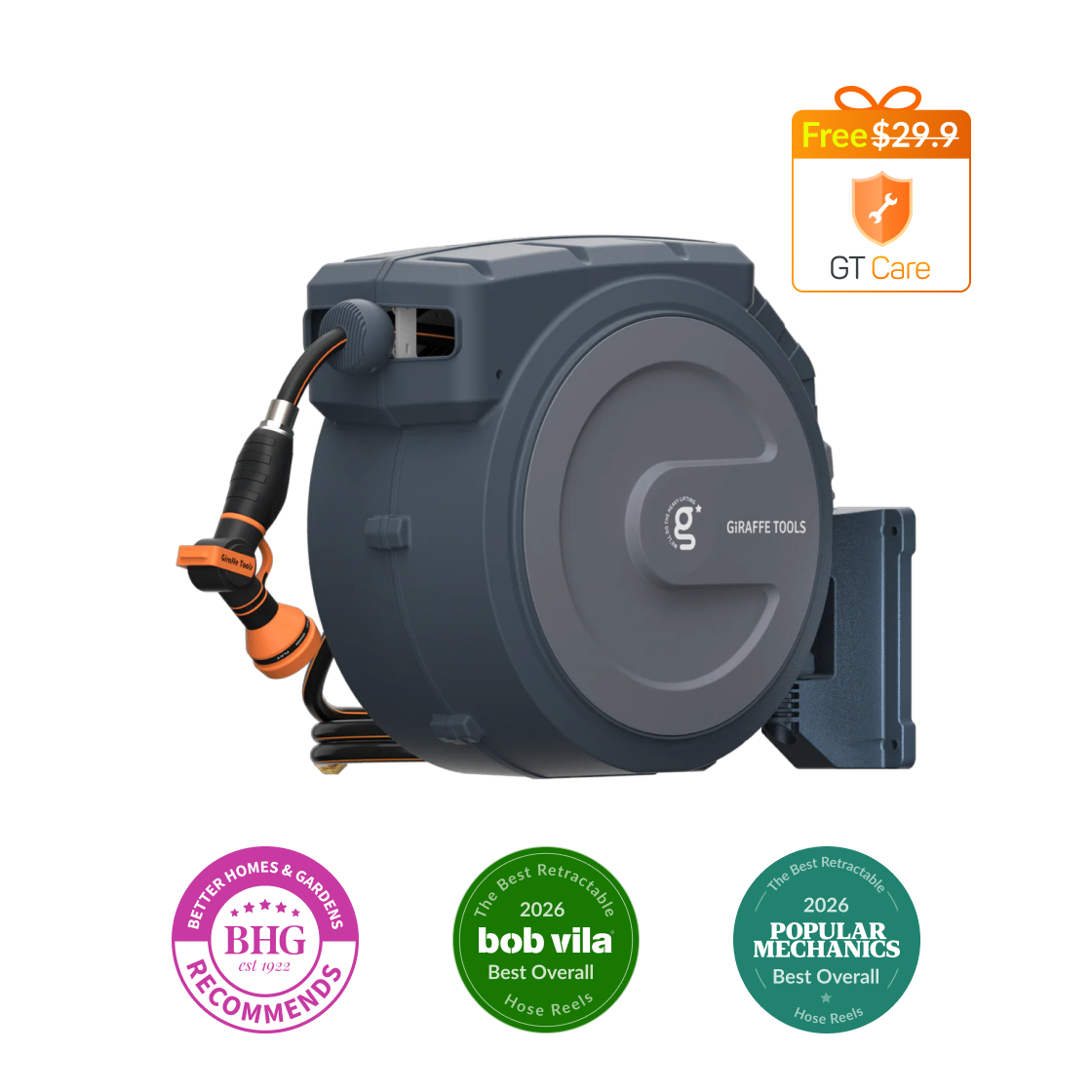 Retractable_Garden_Hose_Reel Features