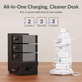 Gitryin ModDock 3 Tower Charging Station 8 in 1