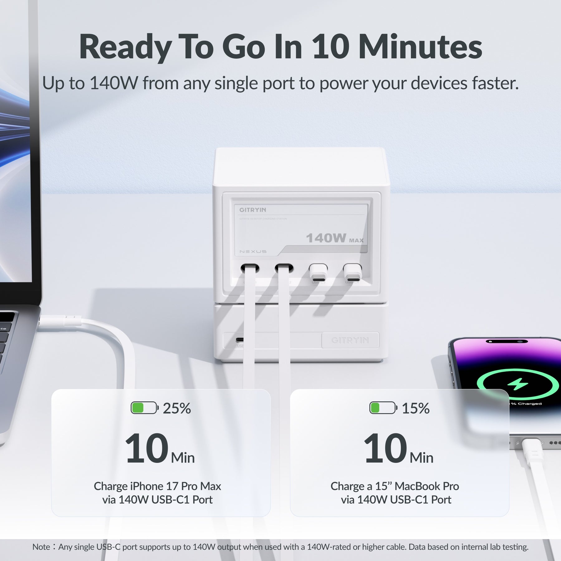 Gitryin 140W Nexus Charging Station