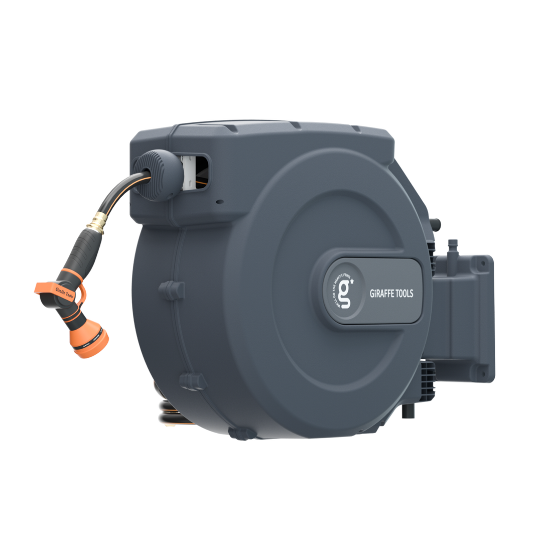 Retractable Garden Hose Reel 5/8in 115ft Giraffe Tools