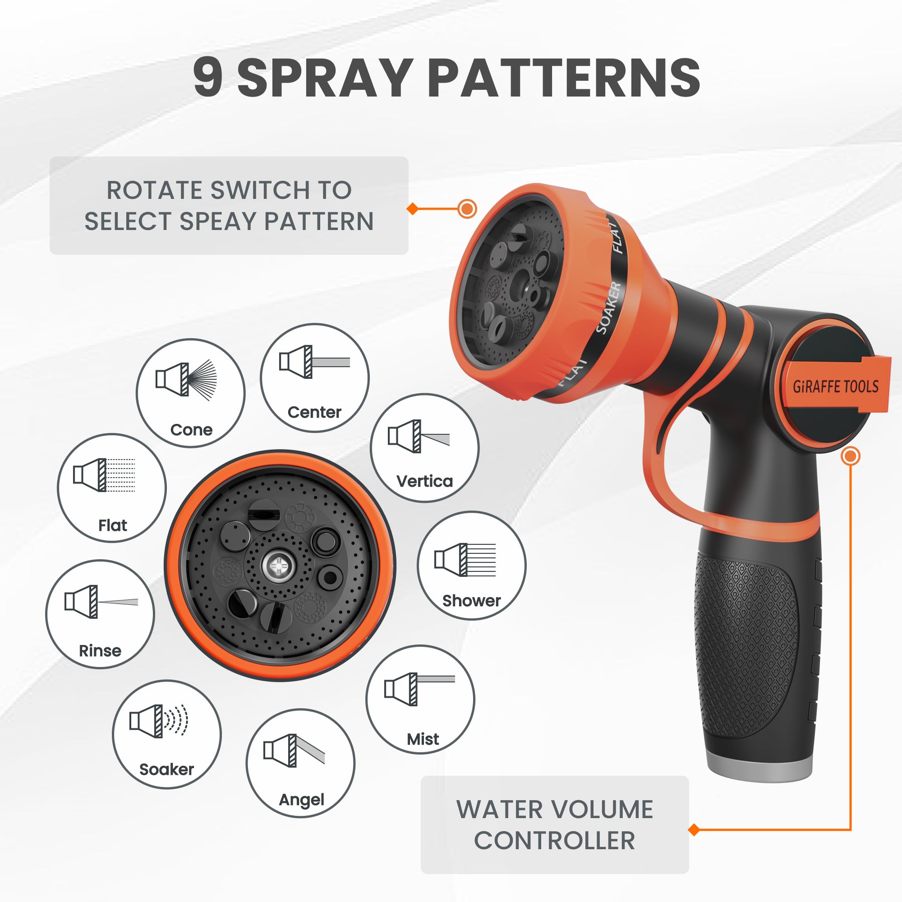 hand held garden hose sprayer Hybrid Short Garden Hose 3ft-5ft
