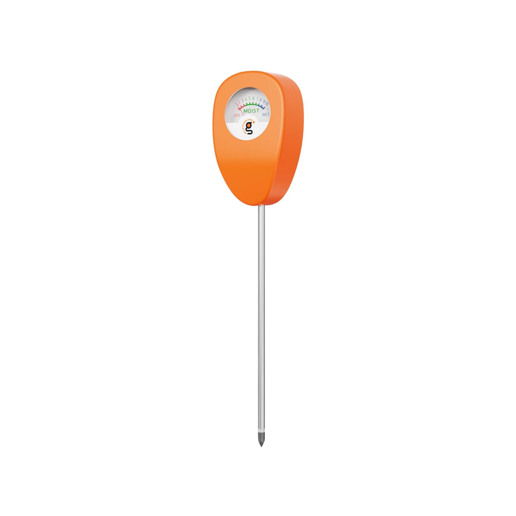 Soil moisture meter for checking plant soil water levels in gardens, lawns, and potted plants