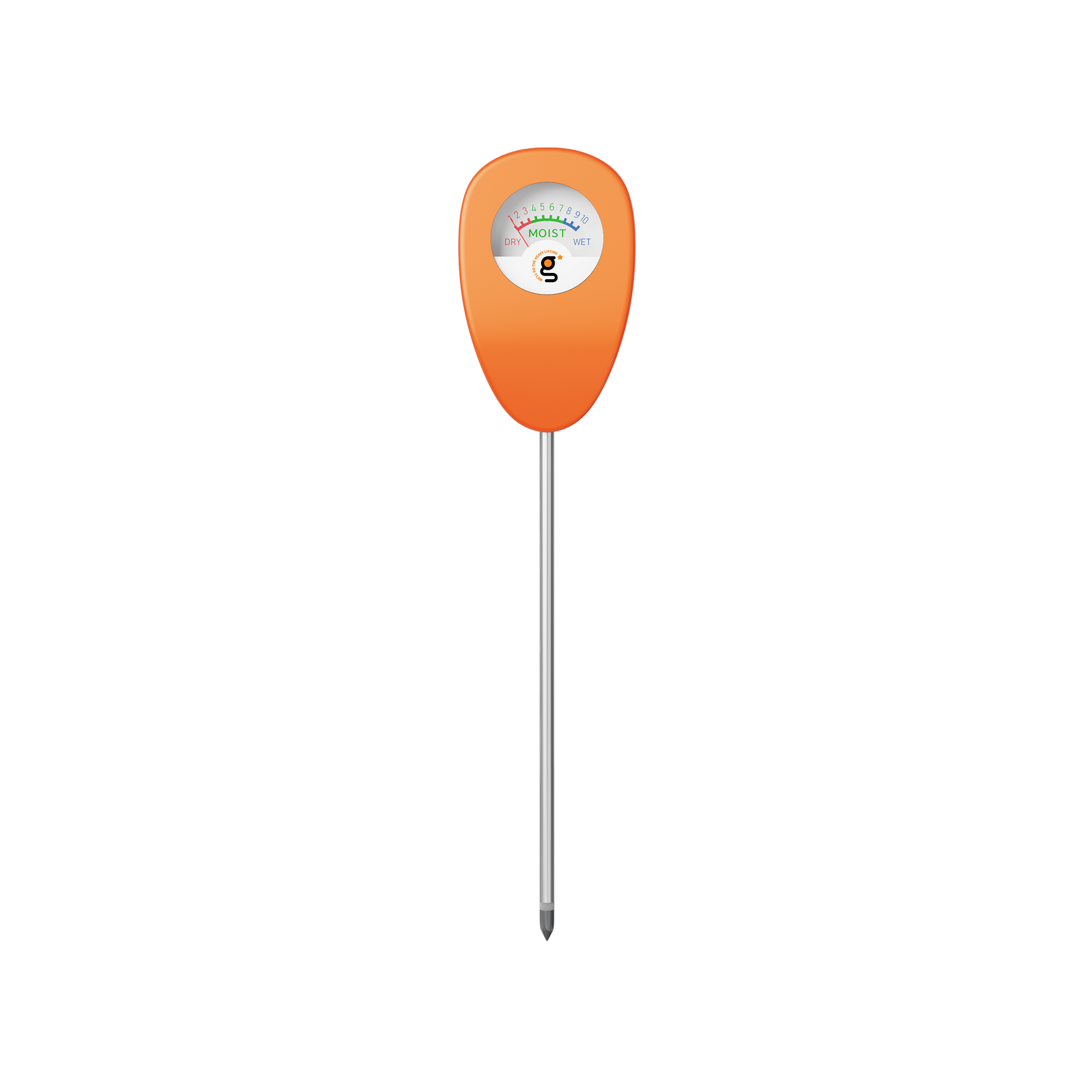 Soil moisture meter for checking plant soil water levels in gardens, lawns, and potted plants
