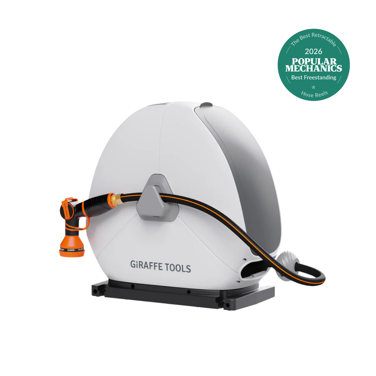 Ground Mounted Retractable Hose Reel 82Ft