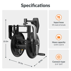 Swivel Wall Mounted Hose Reel