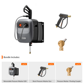 Giraffe Tools Dream Garage — Detailing Starter Set Features showing pressure washer with detailing accessories on a white background