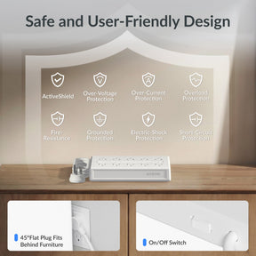 GITRYIN Modular Charging Station with Smart Cooling Fan White Features