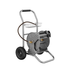 Garden Hose Reel Cart-2 Wheels-Metal-Heavy Duty