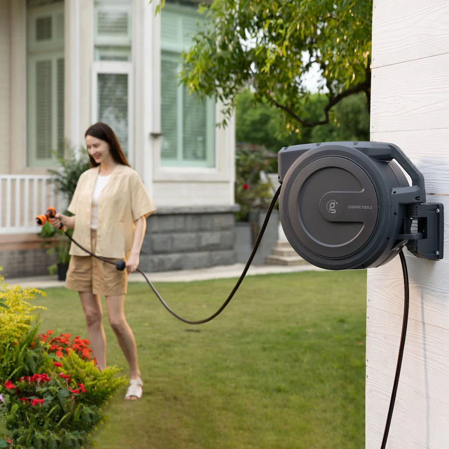Retractable Garden Hose Reel-5/8in-62ft
